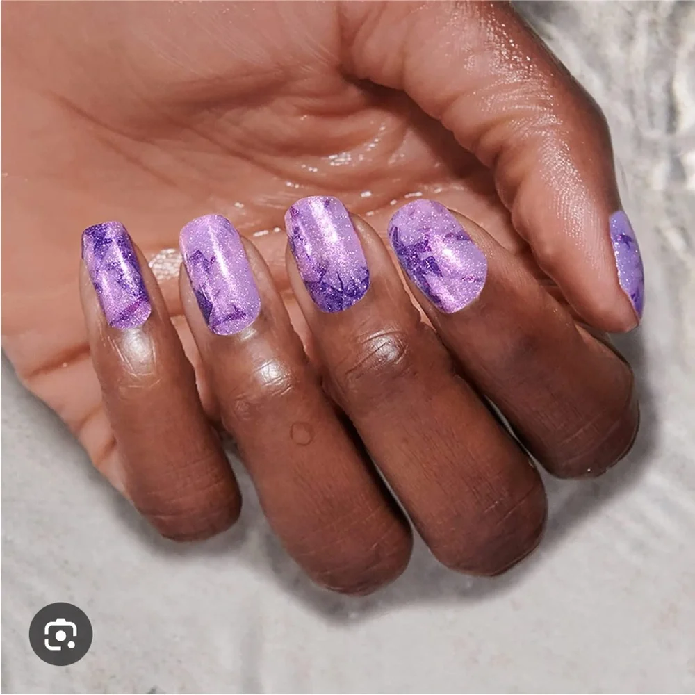*Retired* Color Street: Out of Quartz | Purple Amethyst Glitter Jewel Stone